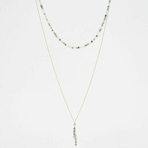 Reserved - Dekoratív köves nyaklánc - Többszínű kép