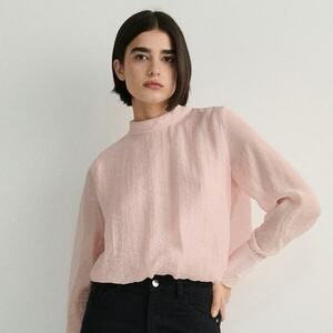 Reserved - Lyocell blúz - Rózsaszín kép