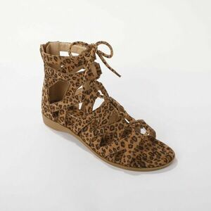 Strapabíró szandál, leopárd mintás kép