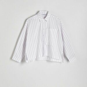 Reserved - Oversized csíkos ing - Fehér kép