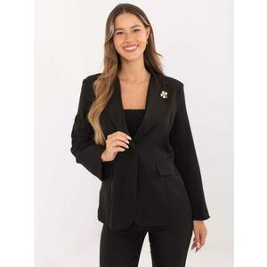 Fekete elegáns női kabát RUE PARIS kép