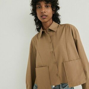 Reserved - Díszzsebes ing - Barna kép