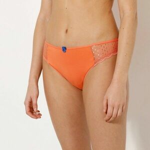 4 db monokróm Tropea midi bugyi szett, rugalmas pamutból és csipkéből kép