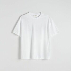 Reserved - Egyszerű boxy póló - Krém kép