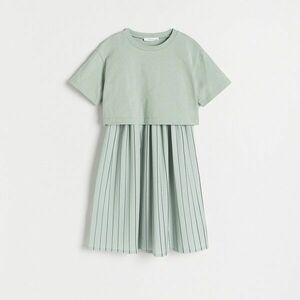 Reserved - Ruha rakott szoknyával - Khaki kép