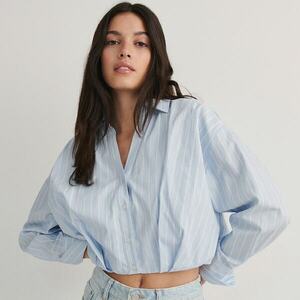 Reserved - Ing dekoratív ráncolással - Kék kép