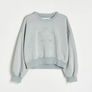 Reserved - Csillagmintás melegítőfelső - Világosszürke kép