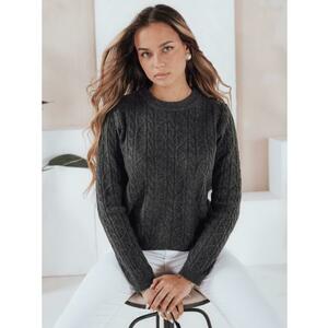 BRAVINA női pulóver, sötét szürke kép