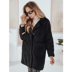 Női bunda, fekete kép