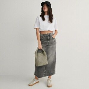 Reserved - Farmer midi szoknya - Szürke kép