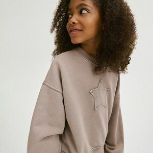 Reserved - Csillagmintás melegítőfelső - Bézs kép