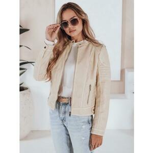 Női bőr kabát ROCKMISS bézs kép