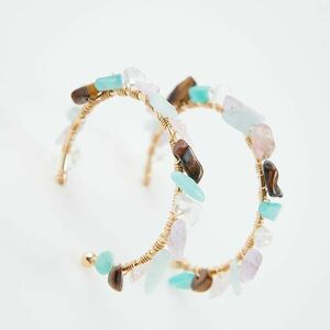 Reserved - Köves fülbevaló - Többszínű kép