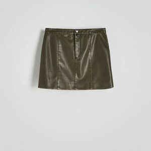 Reserved - Műbőr miniszoknya - Barna kép