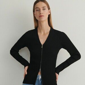 Reserved - Cipzáras pulóver - Fekete kép