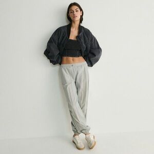 Reserved - Jogger nadrág cargo zsebekkel - Világosszürke kép