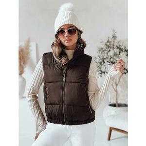 Női steppelt mellény URBANELLE barna kép