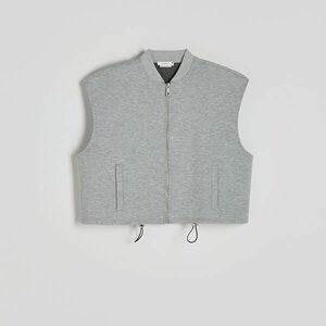 Reserved - Mellény állógallérral - Világosszürke kép