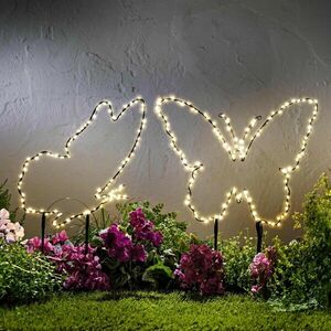 LED kerti dugós pillangók, 2 darabos készlet kép