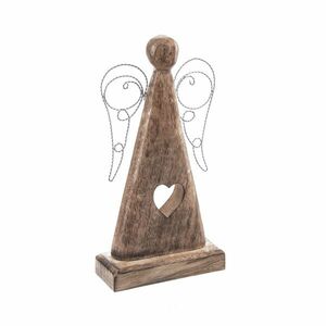 Mangófából készült angyal szárnyak 26 cm kép