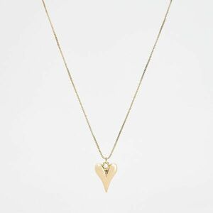 Reserved - Aranyozott nyaklánc szív alakú függővel - Arany kép