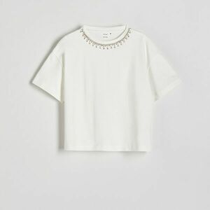 Reserved - Ladies` t-shirt - Krém kép