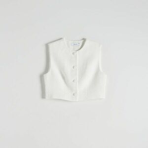 Reserved - Tweedmellény - Fehér kép