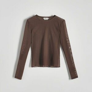 Reserved - Áttetsző felső - Barna kép