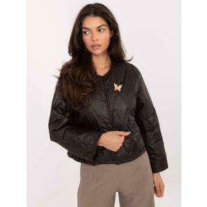 Csokoládébarna steppelt kabát RUE PARIS kép