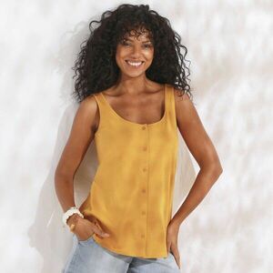 Egyszínű felső gombokkal kép