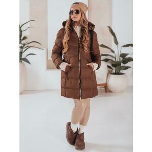 GABRIELLE női téli kabát kapucnival, barna kép