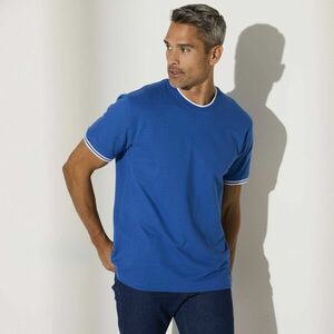 Egyszínű póló piqué kötésből, rövid ujjú, egyszínű póló kép