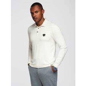 Férfi pamut póló nyomtatott zsebbel – narancssárga V3 OM-TSPT-0227 kép