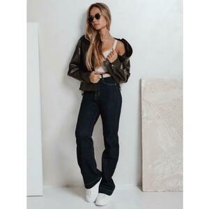 Női széles szárú farmer, kék kép