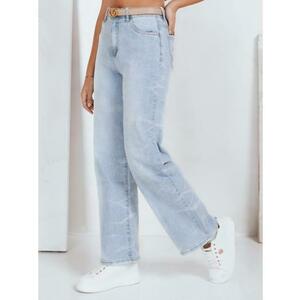 Női széles szárú farmer, kék kép