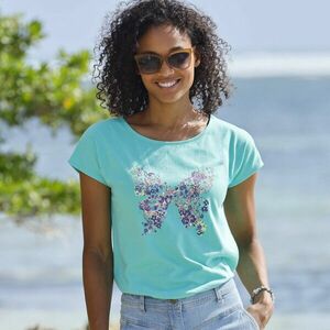 Póló pillangó nyomtatással kép