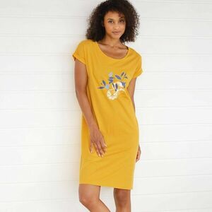 2 rövid hálóingből álló készlet citromos mintával kép