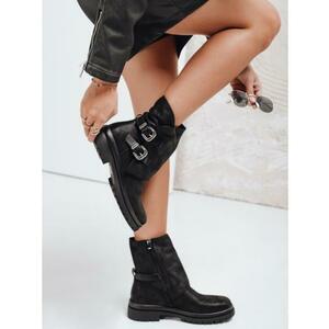 Női bokacsizma, fekete kép