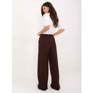 Csokoládé színű, viszkózás női nadrág kép