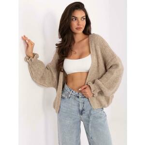 Bézs kardigán egyszínű RUE PARIS kép