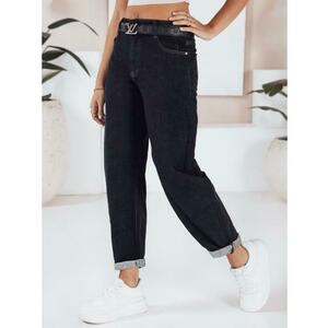 Női ballon farmer, fekete kép