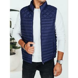 Férfi steppelt mellény, sötétkék kép