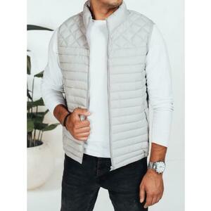 Férfi steppelt mellény, világosszürke kép