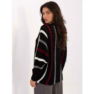 Fekete átlátszó pulóver kép