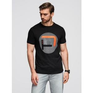 Férfi póló, mellkason hímzéssel – fehér V2 OM-TSPT-0248 kép