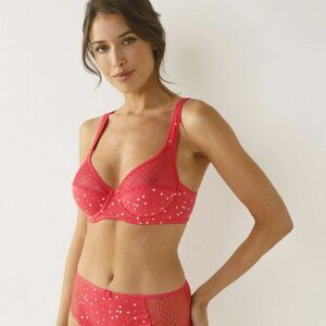 2 darabos melltartó szett sztreccs trikóból. Tropea csipke, egyszínű + pöttyös mintás, merevítővel ellátott kép