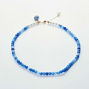 Jáde nyaklánc karabinerrel kép