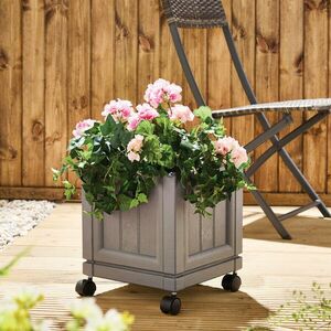 Kerekes virágcserép kép