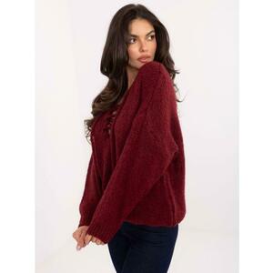 Fluoreszkáló rózsaszín rövid oversized pulóver nyárra kép