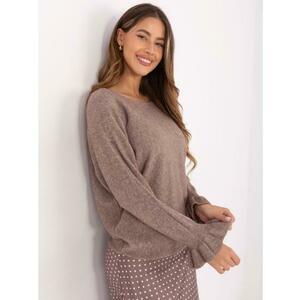 Női pulóver Fango fodros ujjakkal kép